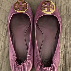 Tory Burch Leather Ballet Flats